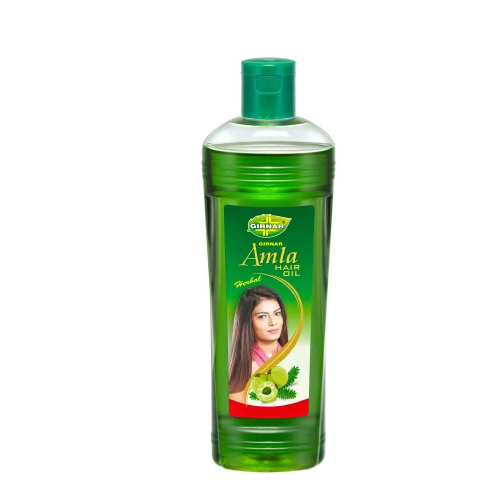 Herbal Amla Hair Oil 50ml - Green Oil , Anti-dandruff, Boost Hair Growth, Reduce Hair Fall, Nourishing Shine, Smoothen & Straighten Hair