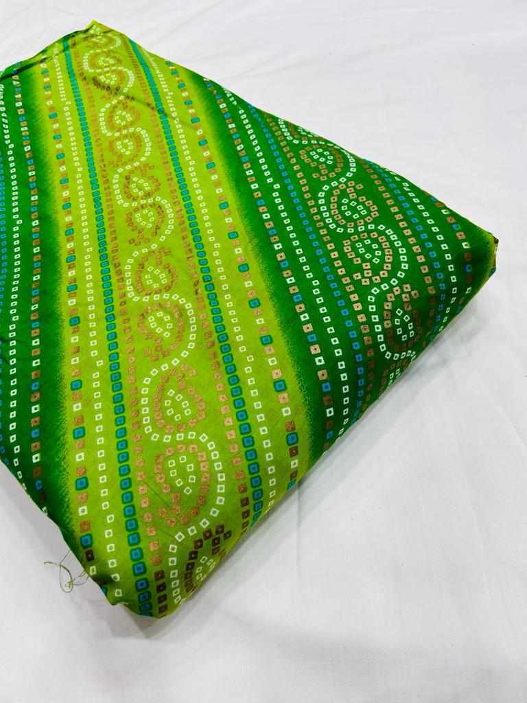 Cotton Fabric - 45 Inches Wide, 100 Gsm Weight | Orange Floral Pattern, Plain Weave, 40s Yarn Count