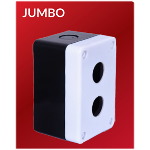 White 504 Jumbo Push Button