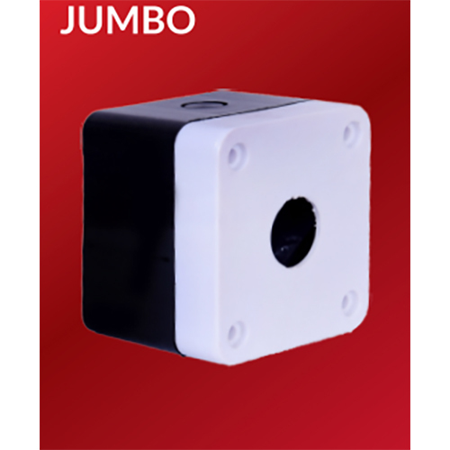 White 502 Jumbo Push Button