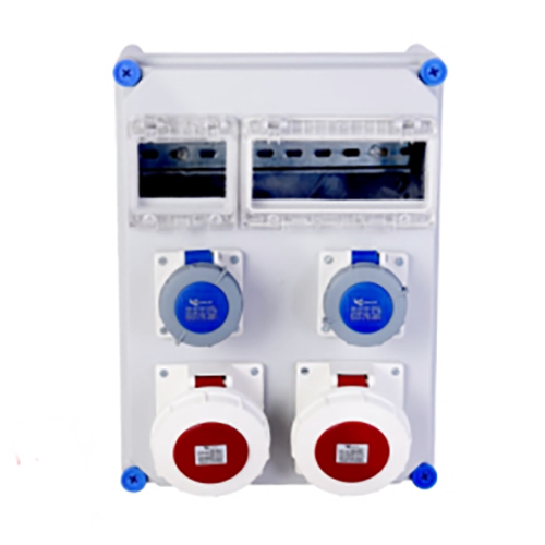सफेद और नीला 32amp प्लग और सॉकेट -2 नग
