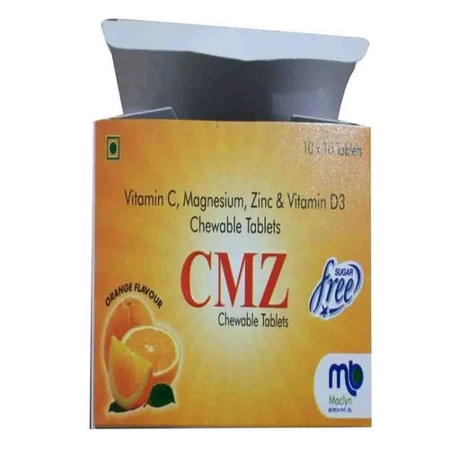 Vitamin C Magnesium Zinc And Vitamin D3 Chewable Tablets General Medicines