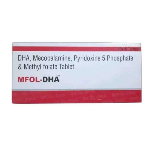 Dha Mecobalamin Pyridoxine 5 Phosphate And Methyl Folate Tablets - Dietary Supplement For Optimal Adult Health | Room Temperature Storage, High-quality Ingredients, Supports Cognitive Function And Cell Growth