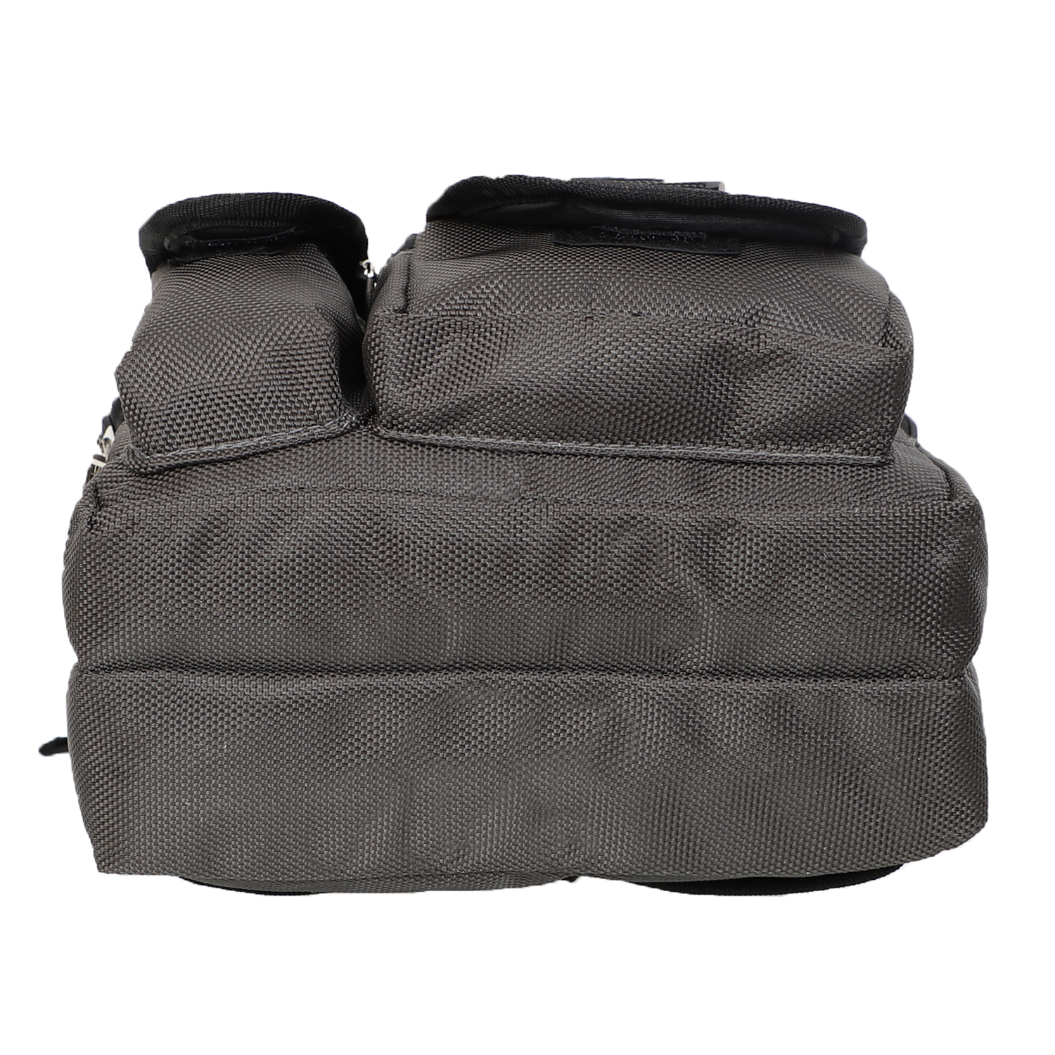 Waist Pouch Bag - Pu Material, Black Color | Zip Closure Feature, Versatile Design