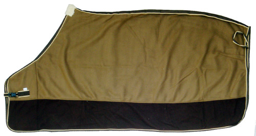 डुअल टोन स्टैण्डर्ड नेक पोलर फ्लीस रग