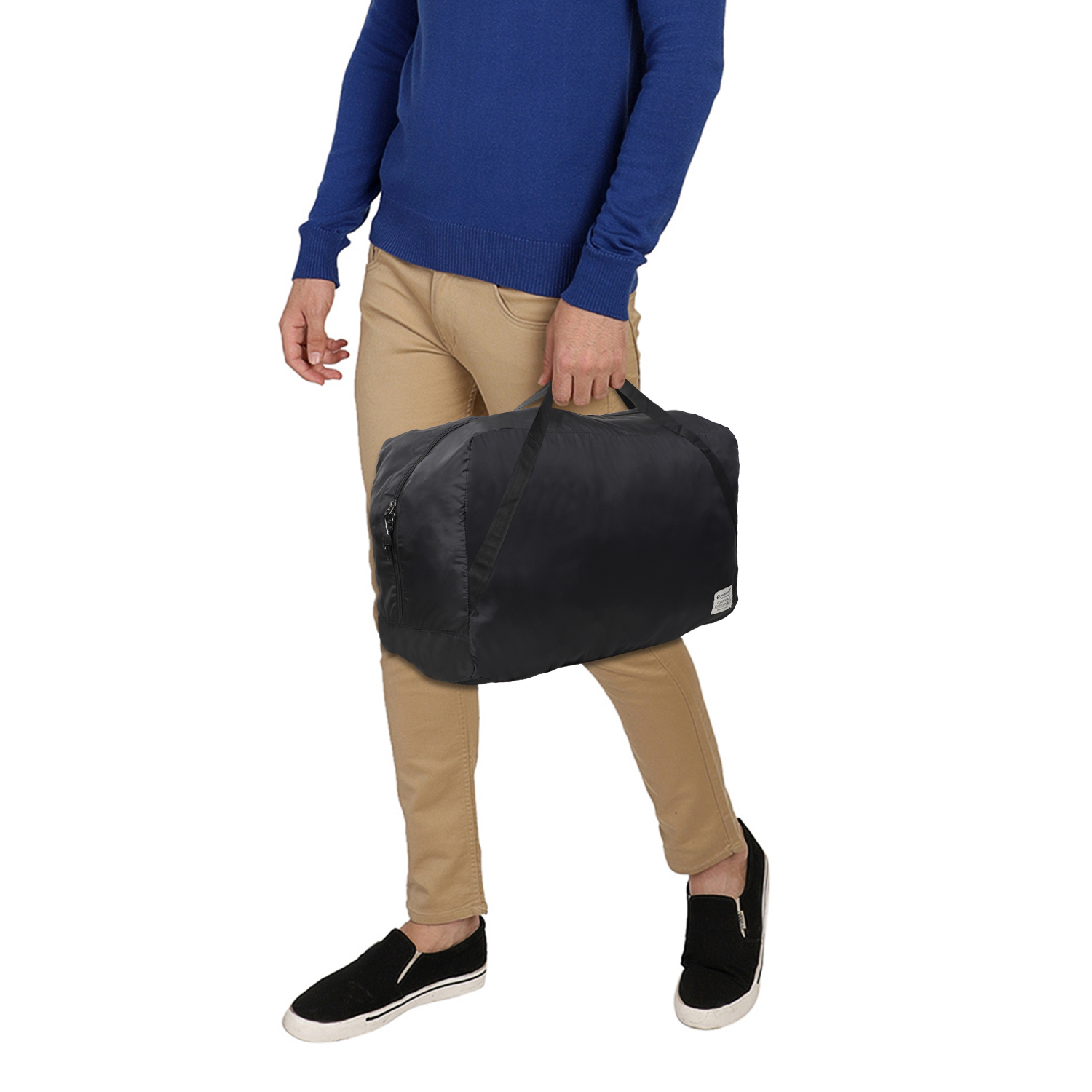 Emergency Bag - Nylon Material, 35 Ltr Capacity, Black Color | Customized Design, Durable Handles, Secure Zip Closure