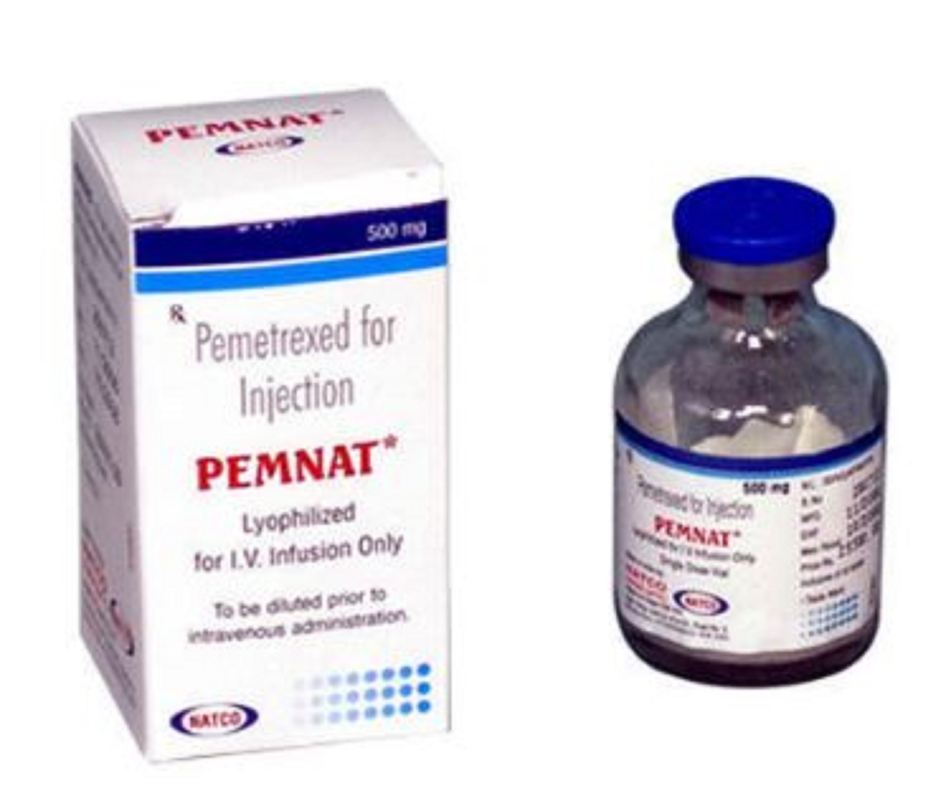Pemnat - Pemetrexed Injection 100mg & 500mg | Prescription Drug In Vial Pack Of 1