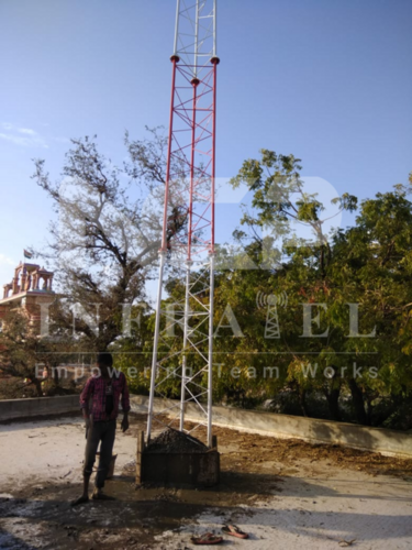 Rtt वायरलेस Wifi सेल्फ सपोर्टिंग टॉवर मास्ट लाइटिंग: इलेक्ट्रिकल