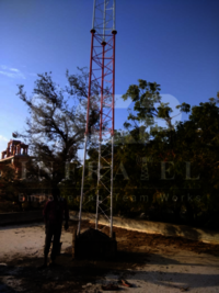 Rtt वायरलेस Wifi सेल्फ सपोर्टिंग टॉवर मास्ट लाइटिंग: इलेक्ट्रिकल