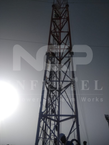 Hot Dip Gi Galvanized Self Supporting Tower Mast - Application: Telecom
