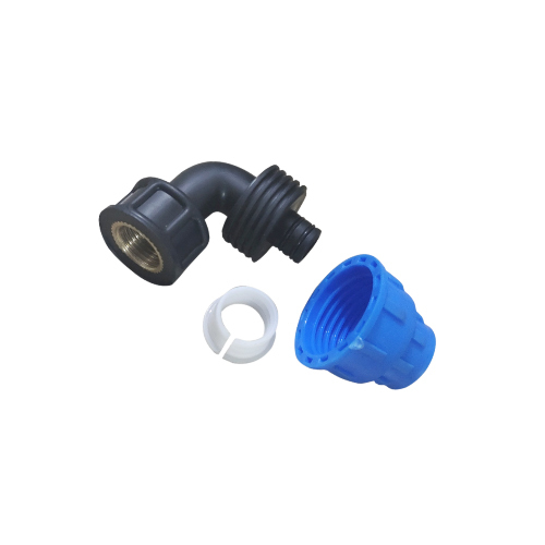 Composite Pipe Elbow - Plastic, 20 Mm Diameter, Blue & Black | Fitting Type: Elbow, Warranty Included