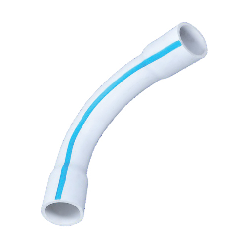 UPVC Long Bend - 90 Degree Buttweld with 90 D Bend Radius, Round Shape, White Color, 1/2 to 2 Inch Size, Warranty Included