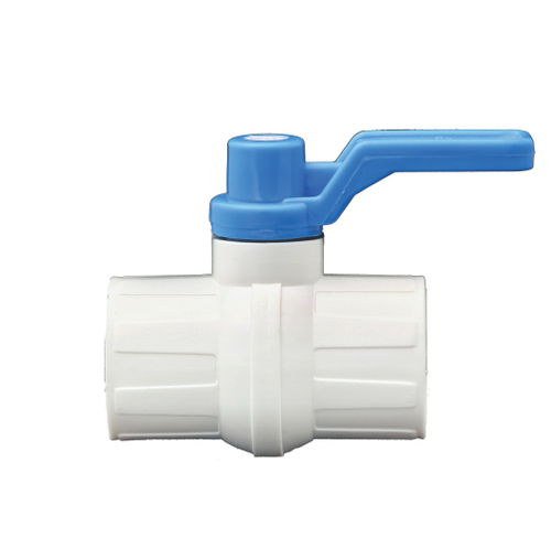 Threa Long Handle Ball Valve - UPVC, 1/2" TO 2" Size, White & Blue Color | Warranty Included, Threaded End Connection, LTZ Shape