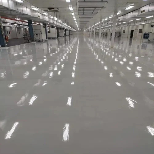 Esd Flooring Service - Epoxy Material, 1/8 Inch Thickness, White Color | Durable, Chemical Resistance, 5-year Warranty, Static Charge Dissipation