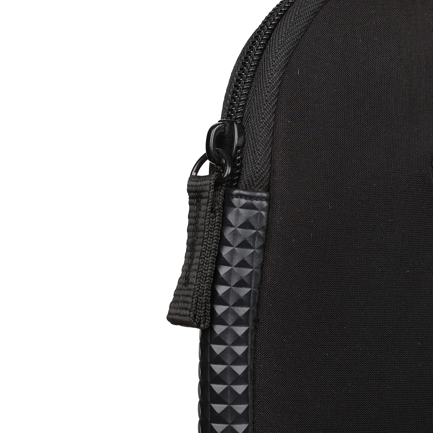 Neo Sleeve - Leather 16 Inches | Customized Black Color Design Logo Size Zipper Top Sealing Ideal For Laptop Cases