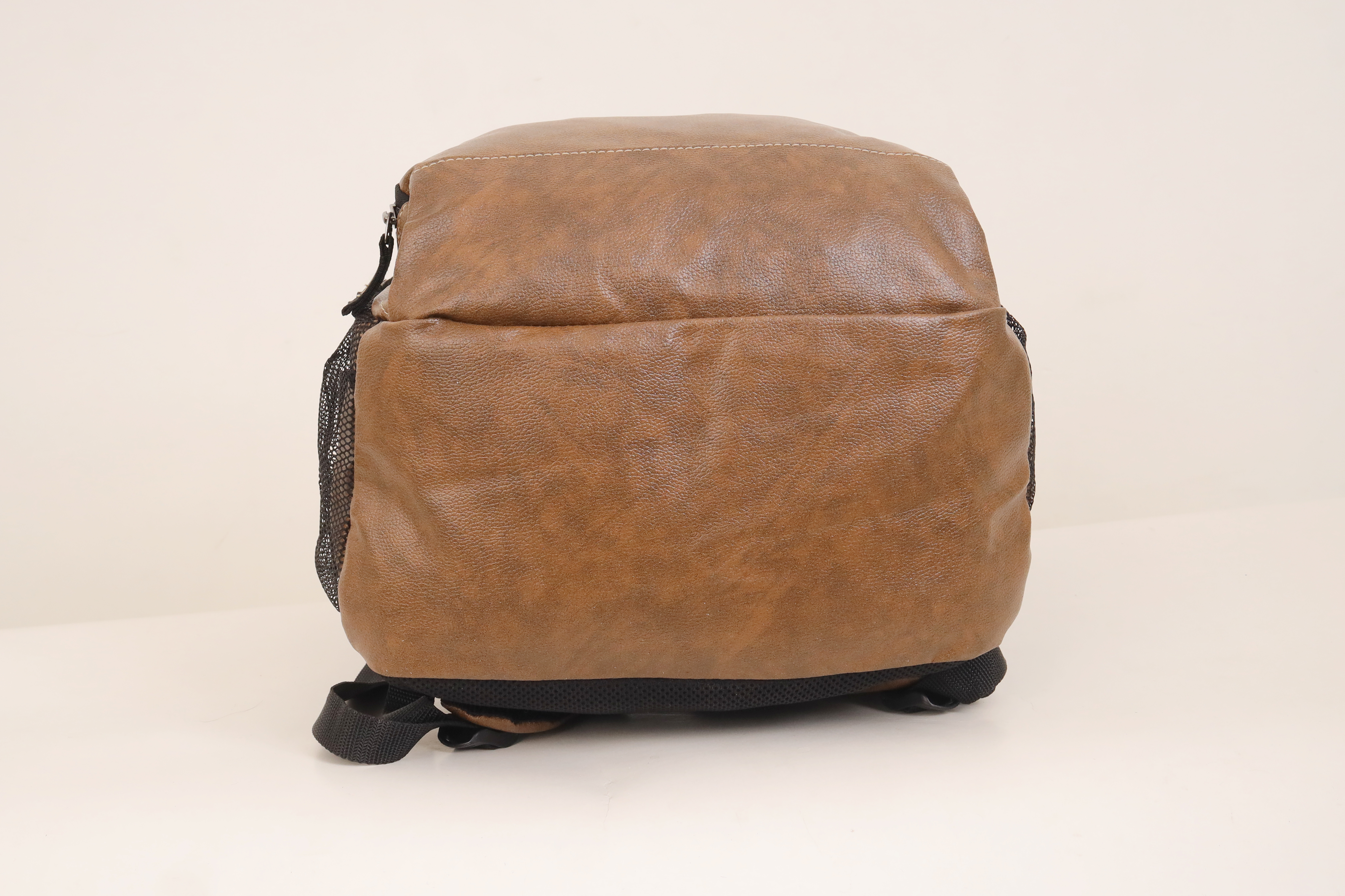 Pu Backpack - Color: Brown