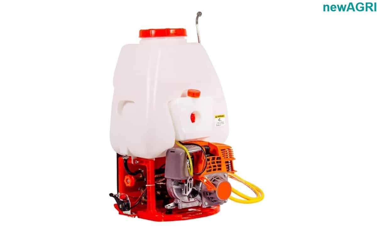 Knapsack Power Sprayer - 4 Stroke, 1hp, 15l Capacity | High Pressure 20-35 Bar, Brass Pump Chamber, Efficient Fuel Consumption