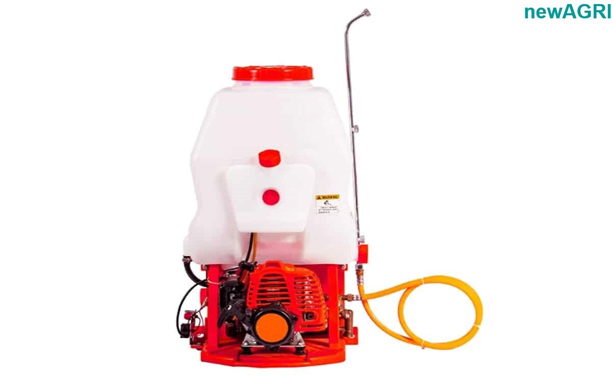 Knapsack Power Sprayer - 4 Stroke, 1hp, 15l Capacity | High Pressure 20-35 Bar, Brass Pump Chamber, Efficient Fuel Consumption