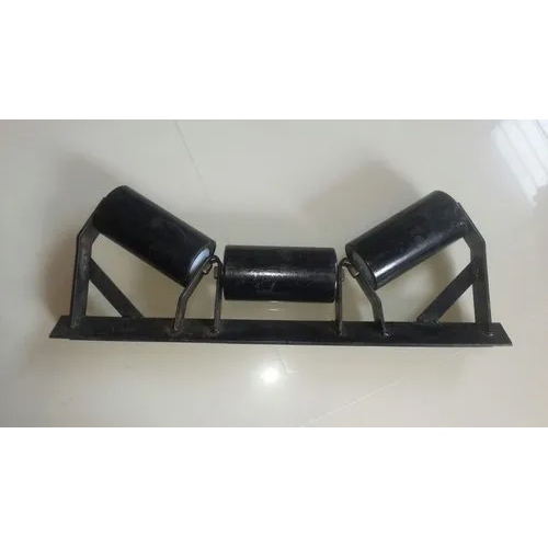 Black Three Roller Idler