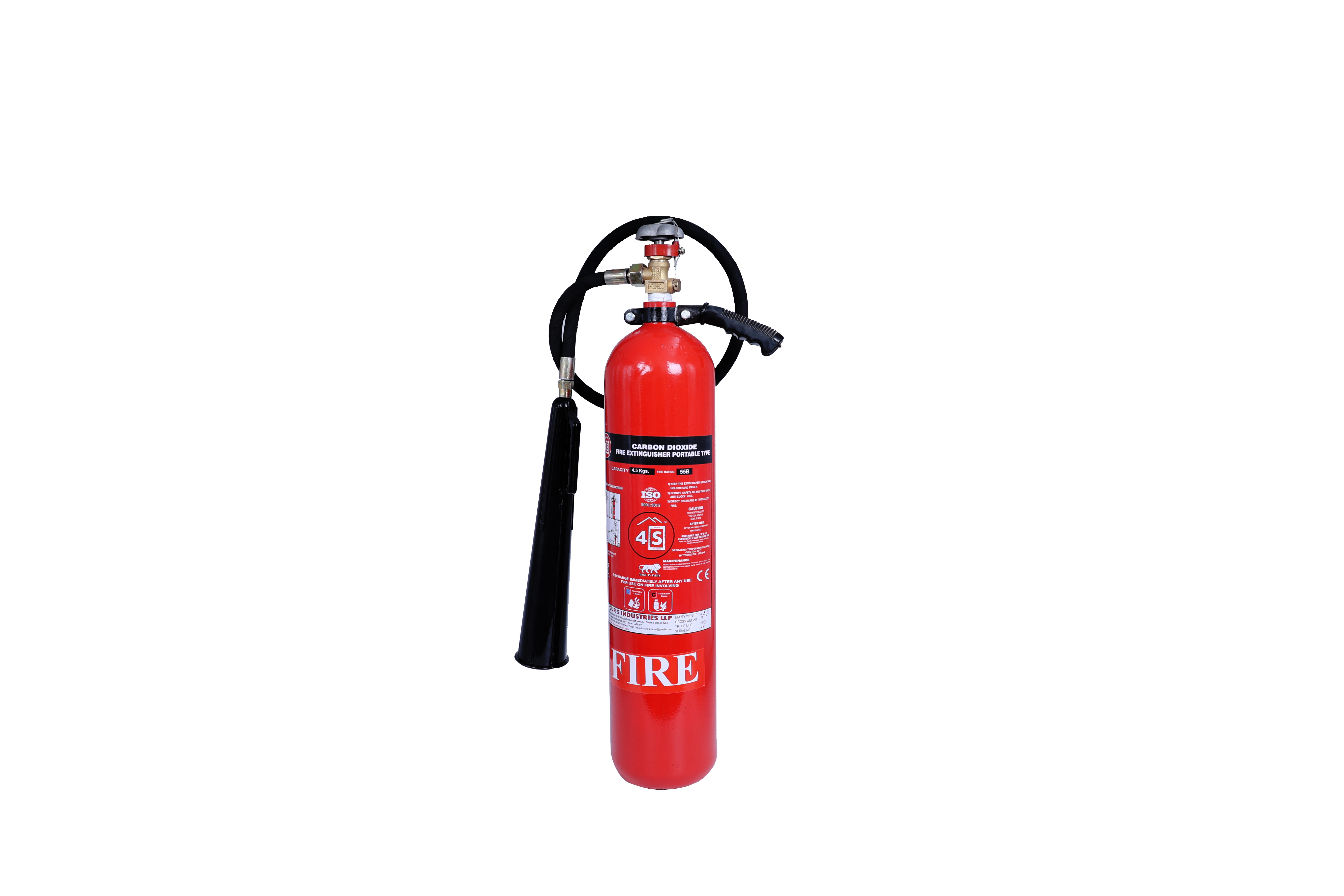 Bc Type Carbon Dioxide Fire Extinguisher (Co2) - Application: Co2 Gases