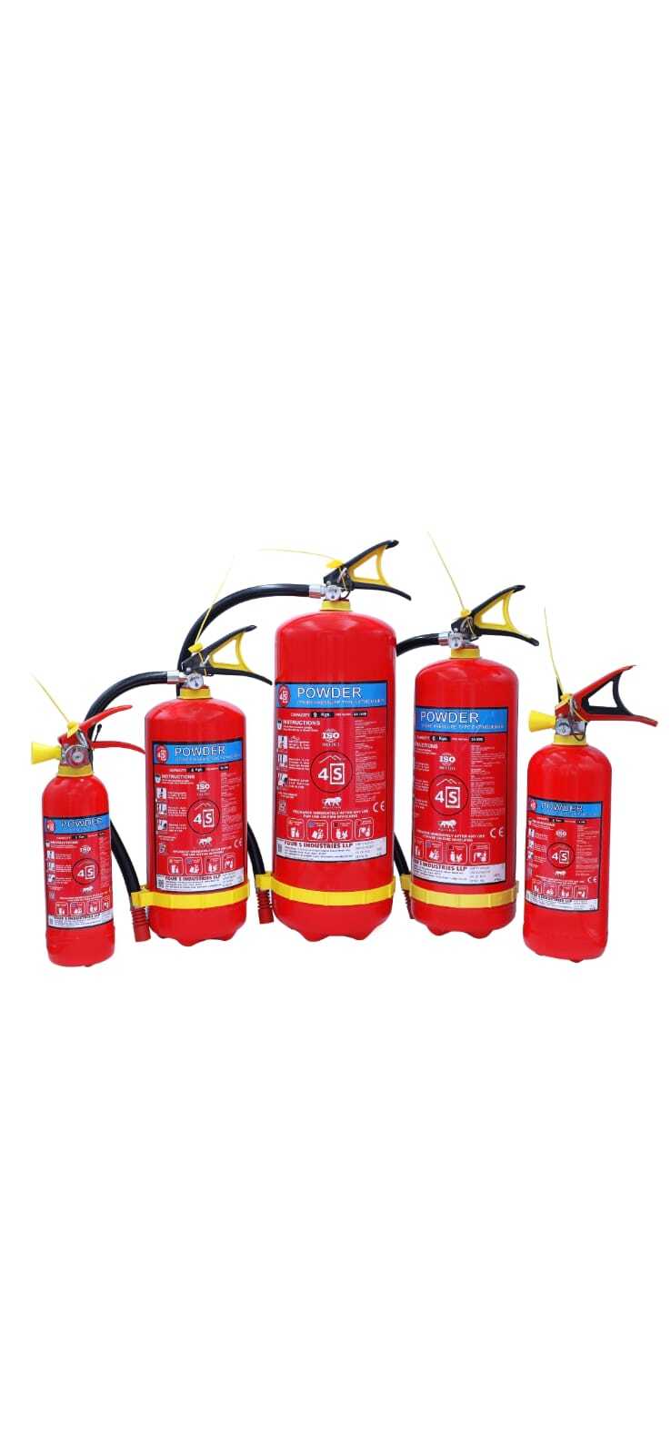 9 Kg Foam Fire Extinguisher (Afff) - Mild Steel, Red Color | One Year Warranty, Industrial & Commercial Use
