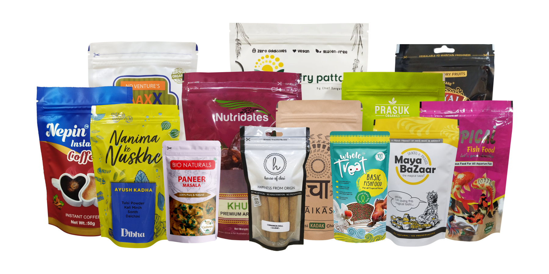 Laminated Pouches - High-quality Laminated Material, Customizable Sizes And Colors | Reliable Protection, Versatile Usage, Enhanced Visual Appeal