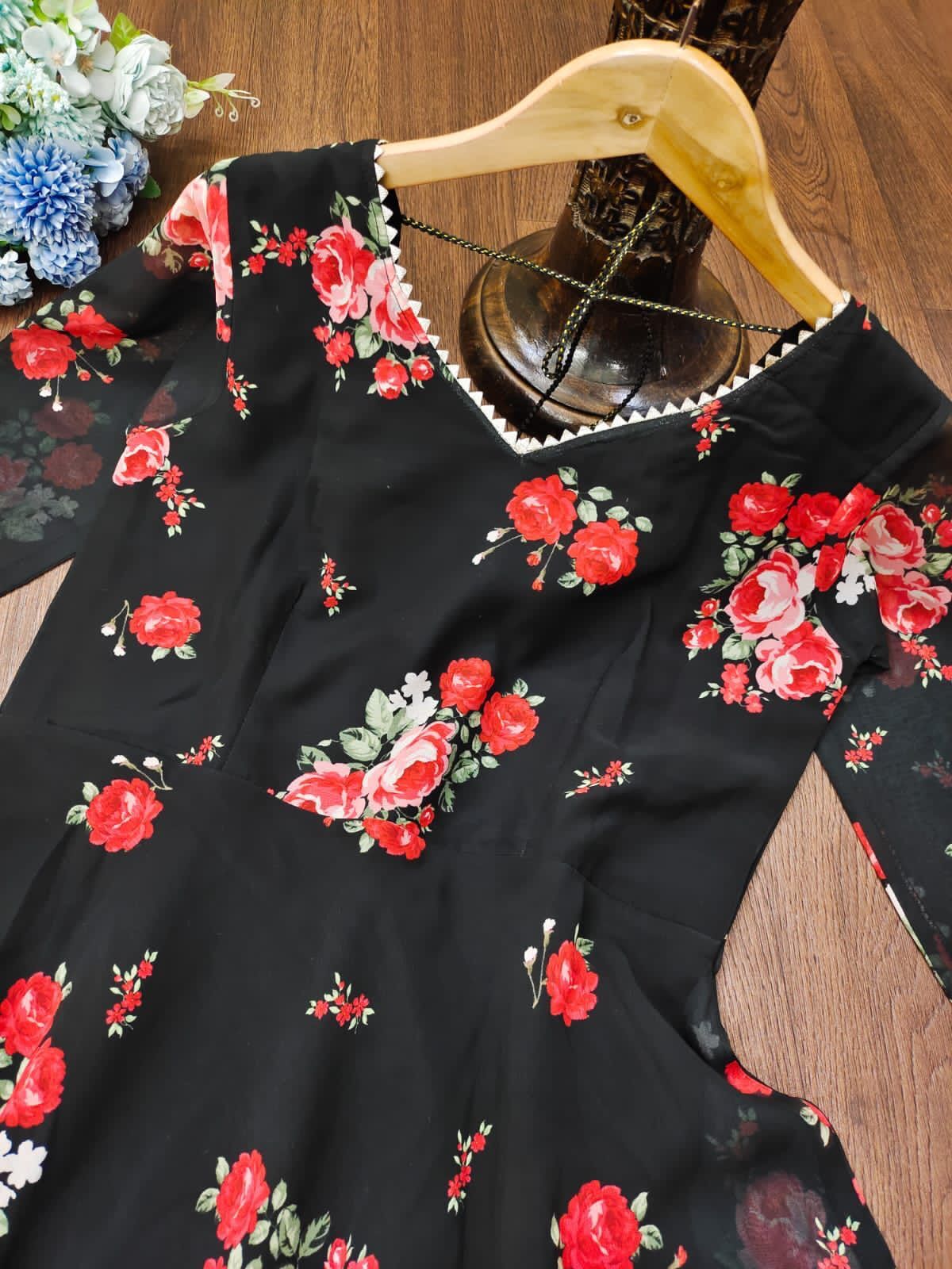 Maxy Gown With Dupatta