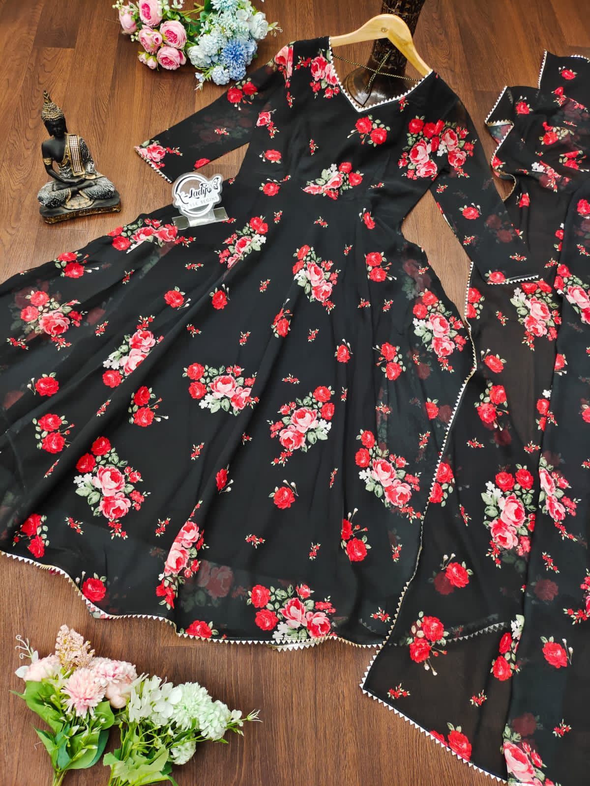 Maxy Gown With Dupatta