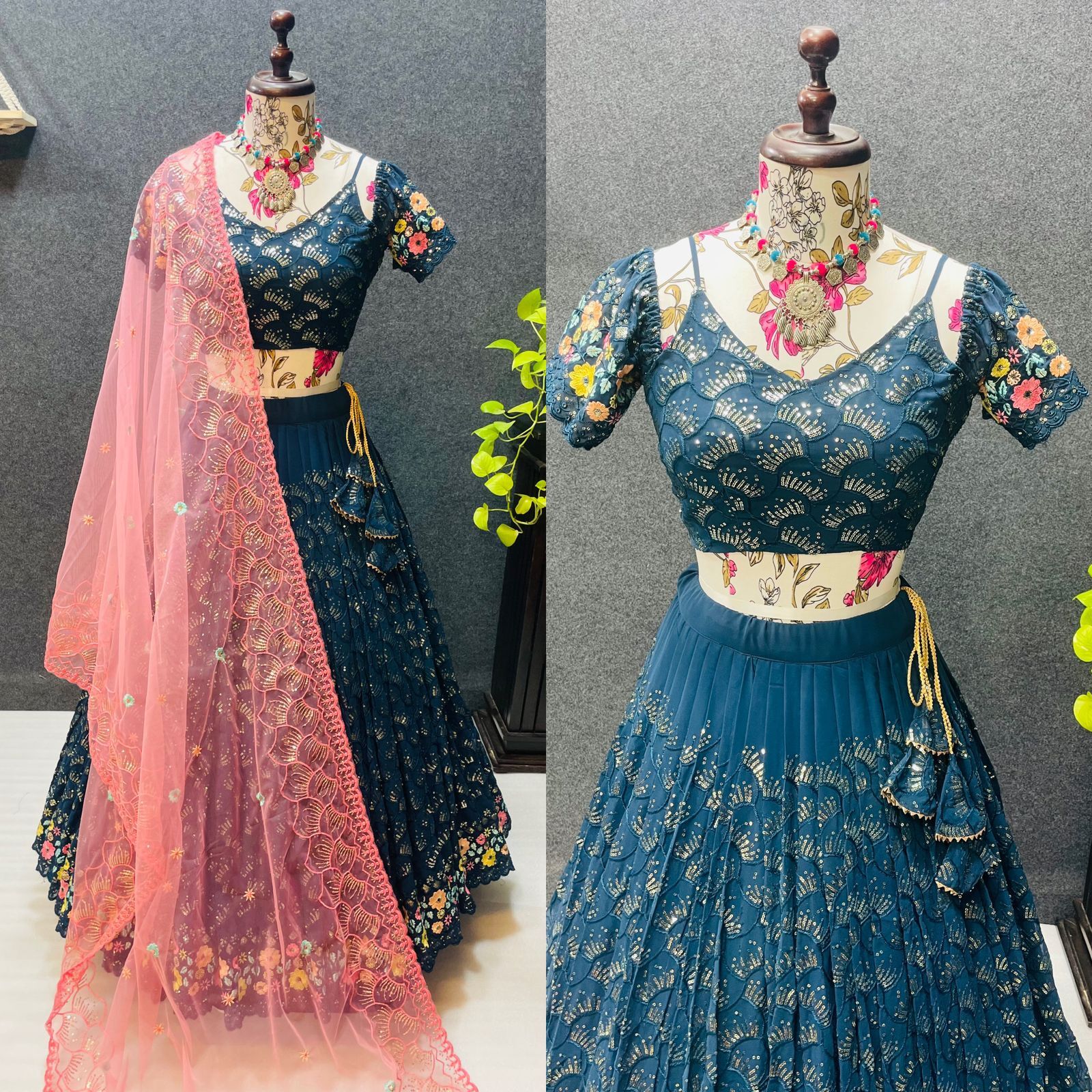 Embroidered Lehenga Choli