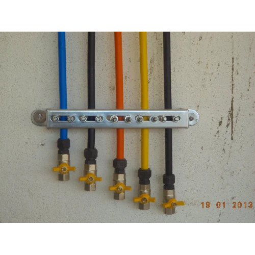 Compressed Air Piping System - Mild Steel | Multicolor, ASTM Standard, 1-Year Warranty
