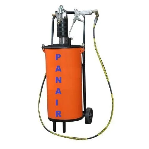 Grease Pump - Mild Steel, Upto 10 Lit/min | Orange Grease Dispensing Equipment