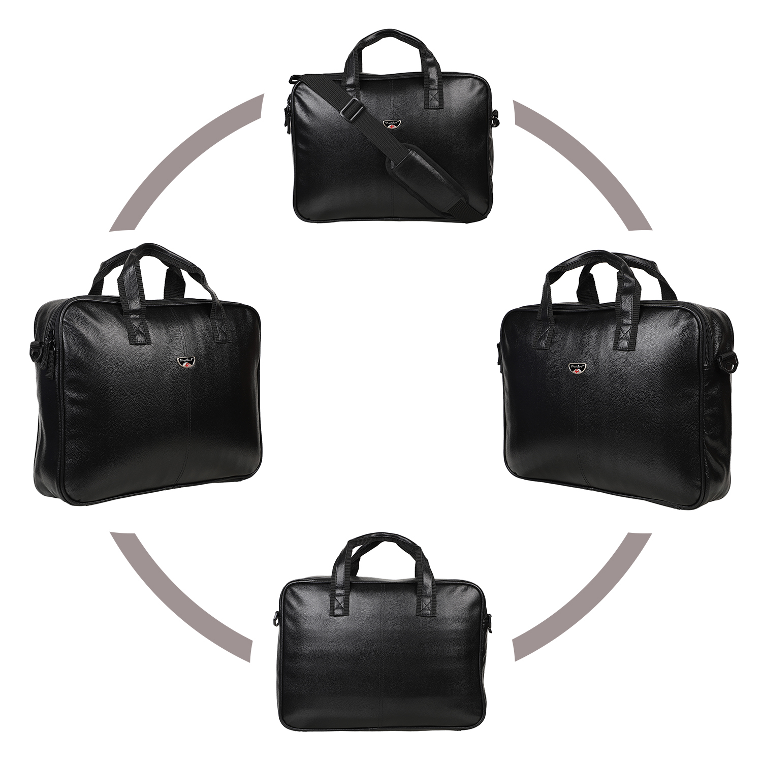 File Pad - Leather, Customized Size, Black | Zipper Top Sealing, Personalized Design And Logo, Ideal For Laptop Cases