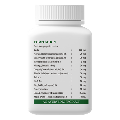 Ayurvedic Slimming Capsules - Herbal Blend For Metabolism Boost, Appetite Control & Digestive Support | Natural Anti-inflammatory Curcumin For Adults
