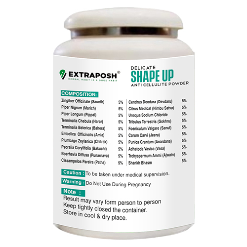Ayurvedic Shape Up Vanilla Flavor Powder Age Group: For Adults
