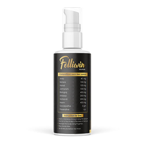 Followin Ayurvedic Hair Fall Solution - Gel Form, Black Color | Boosts Hair Growth, Reduces Hair Fall, Recommended For Hair