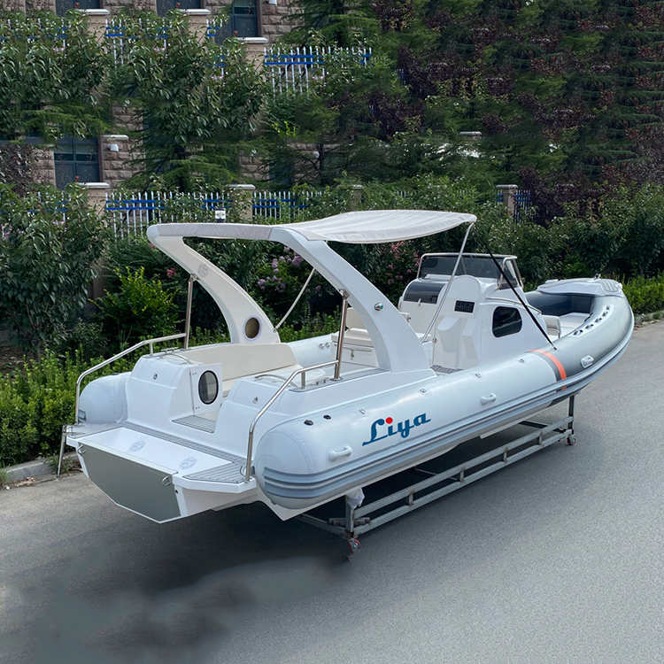 Liya Inflatable Fishing Boat - 27ft Length, 3m Width, Germany Pvc Or Orca Hypalon | New, Outboard Motors, 6 Seats, 1700 Kg/hr Capacity