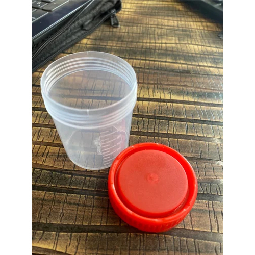 60ml Urine Container - Color: Transparent