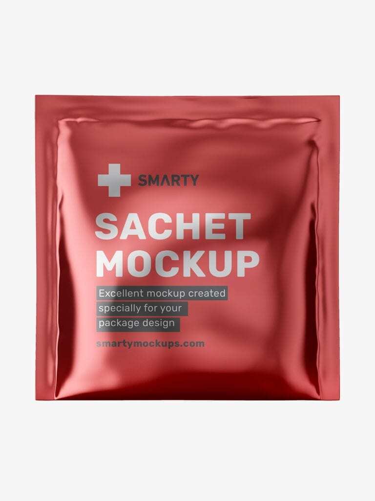 Multicolor 3 Side Seal Pouches