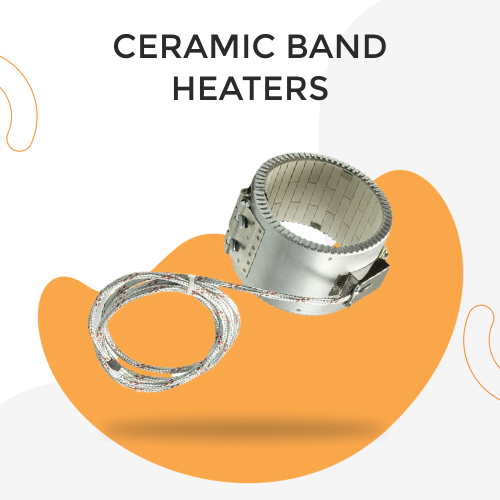 Silver / Grey Ceramic Band Heaters