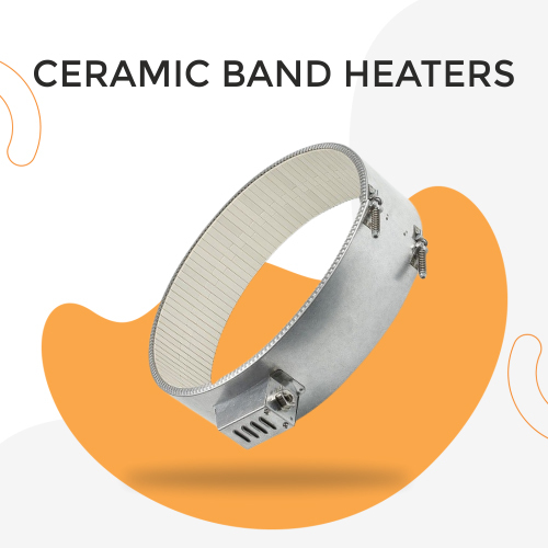 Silver / Grey Ceramic Band Heaters