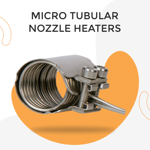 Silver / Grey Micro Tubular Nozzle Heaters