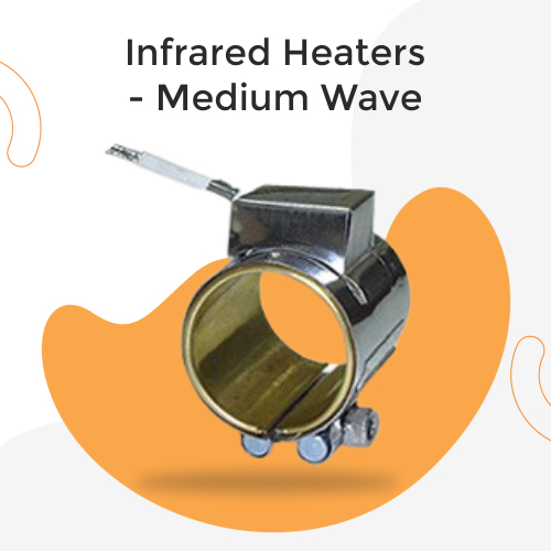 Silver / Grey Medium Wave Infrared Heaters