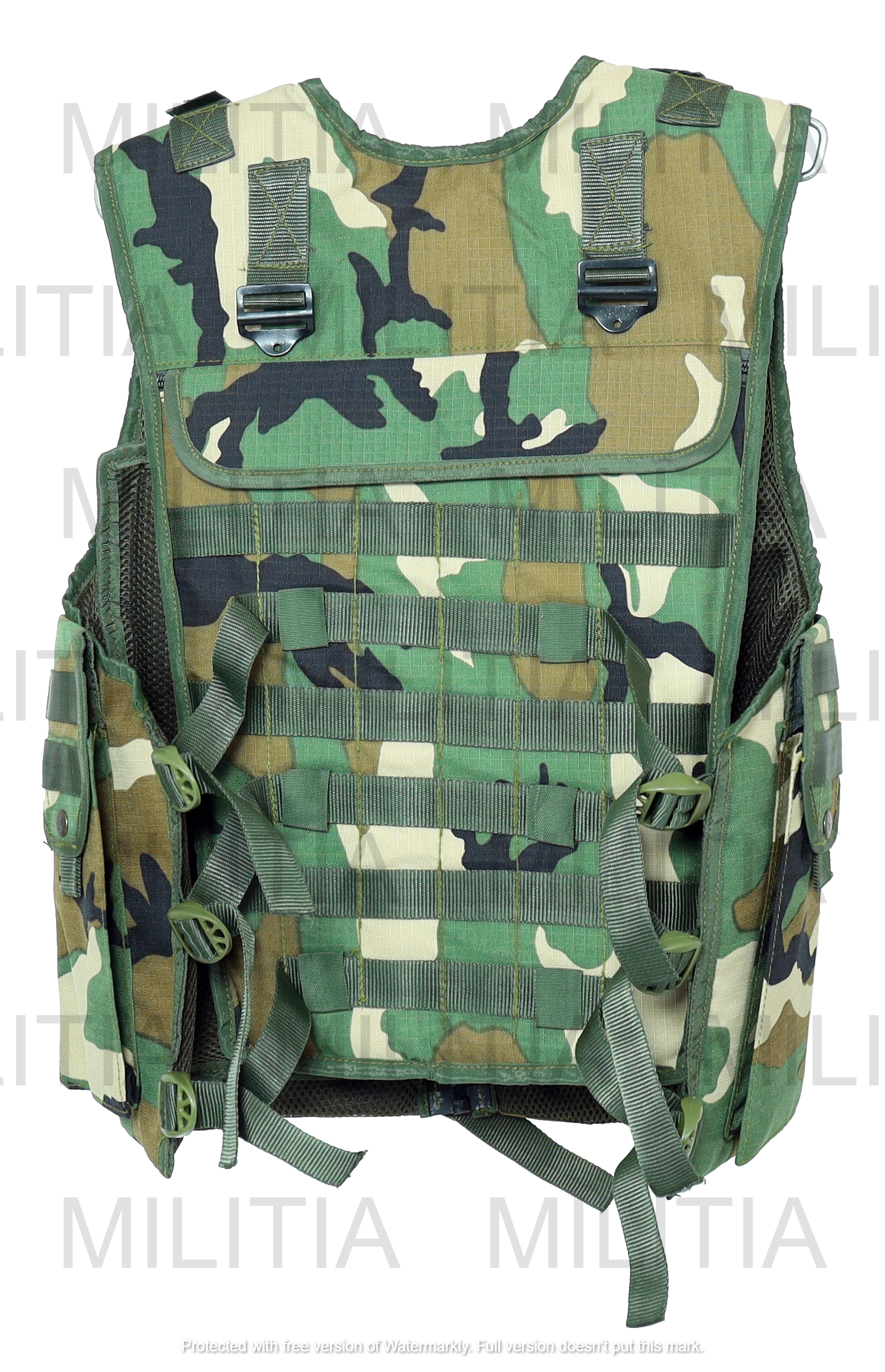 Militia Tactical Vest Cum Harness Cum Ammo Pouch Uno - Color: Camouflage
