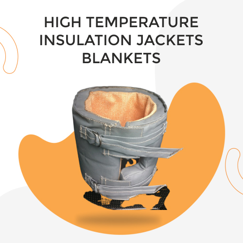 Silver / Grey High Temperature Insulation Jackets Blankets
