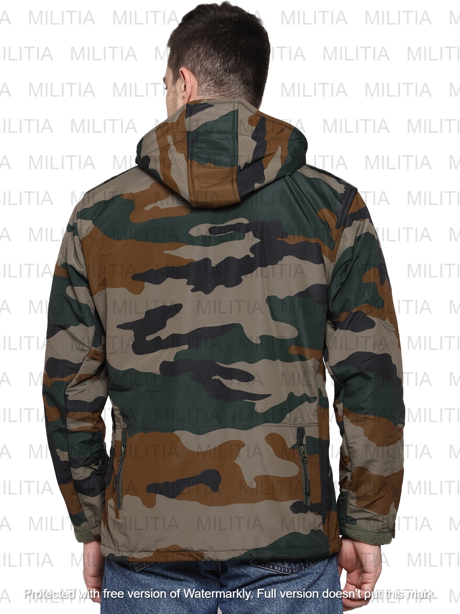 Army 12 Chain Jacket Camouflage - Material: Polyester