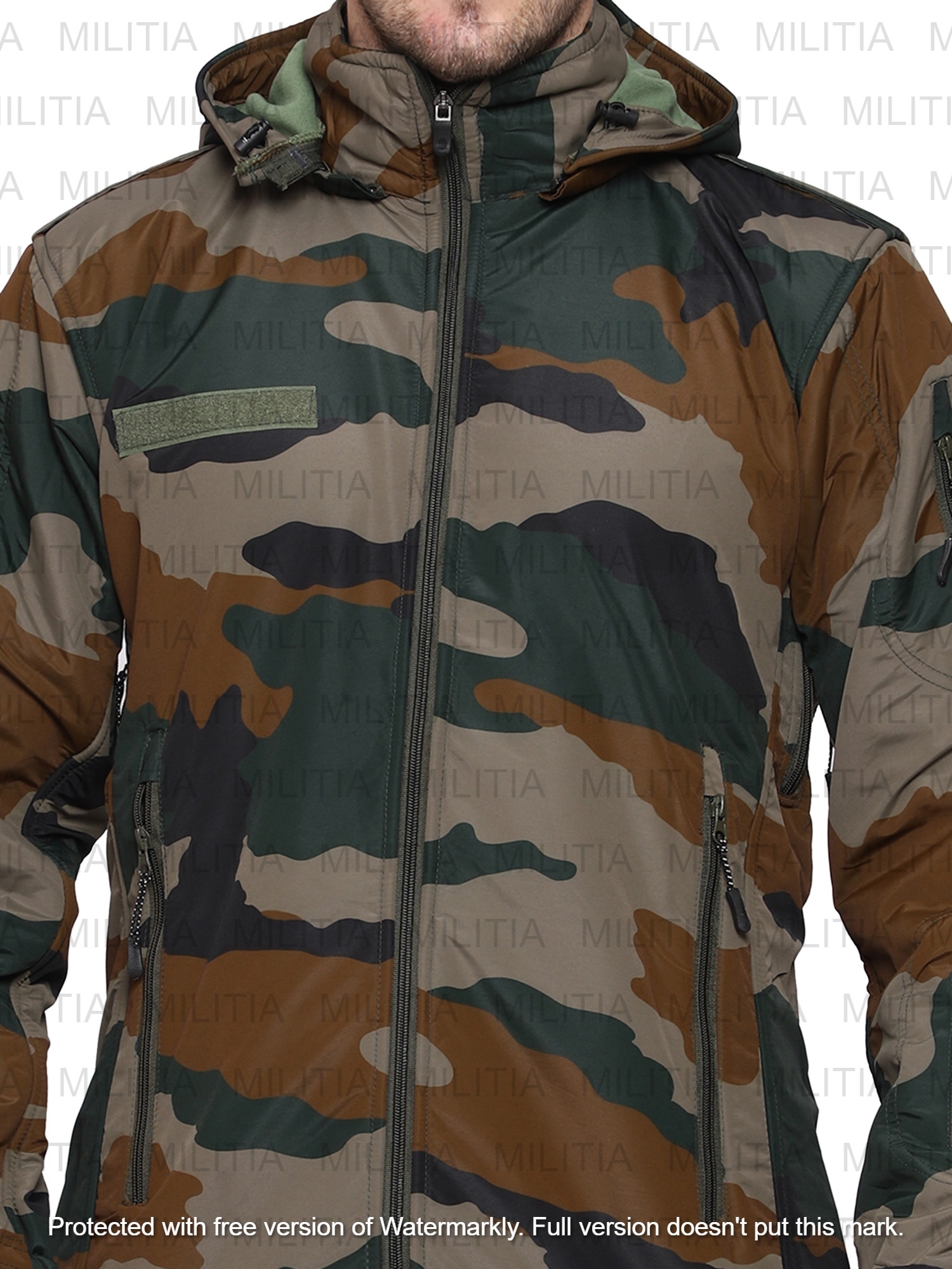 Army 12 Chain Jacket Camouflage - Material: Polyester