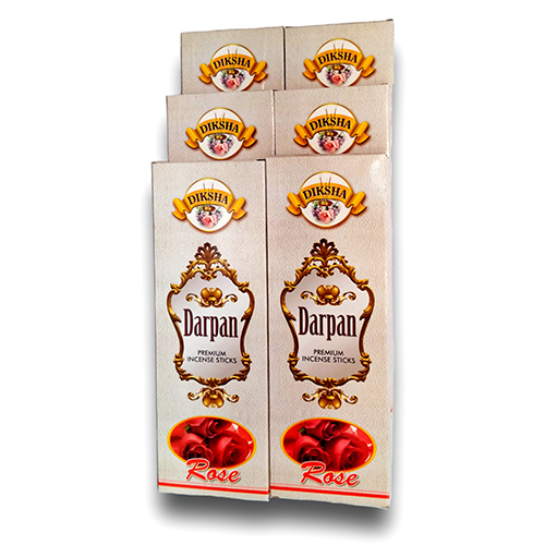 Rose Premium Incense Sticks - 100% Natural Bamboo Smooth Surface Eco-friendly | Enchanting Floral Fragrance For Relaxation And Meditation