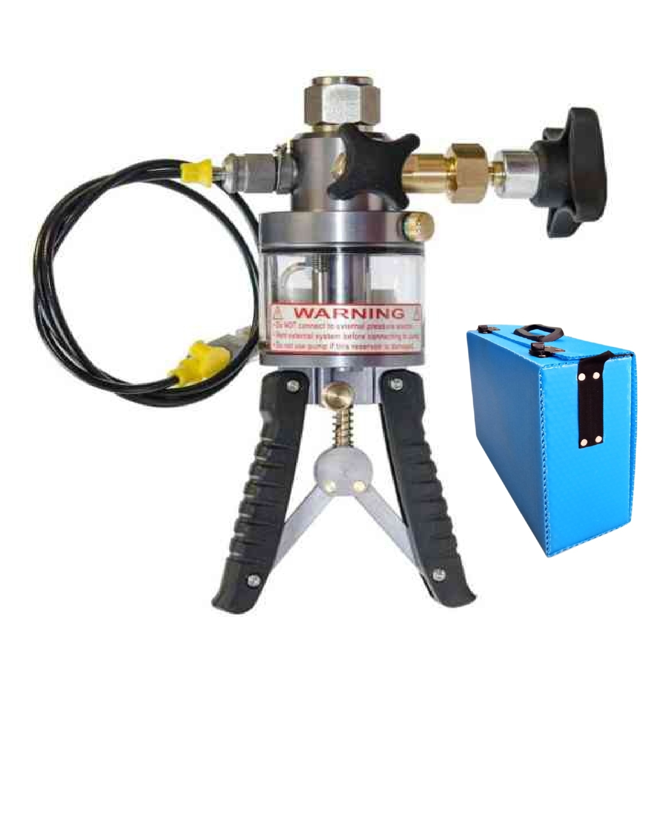 Hydraulic Hand Pump - Mk-hp-700 | Durable Metallic Build, Efficient Pressure Calibration