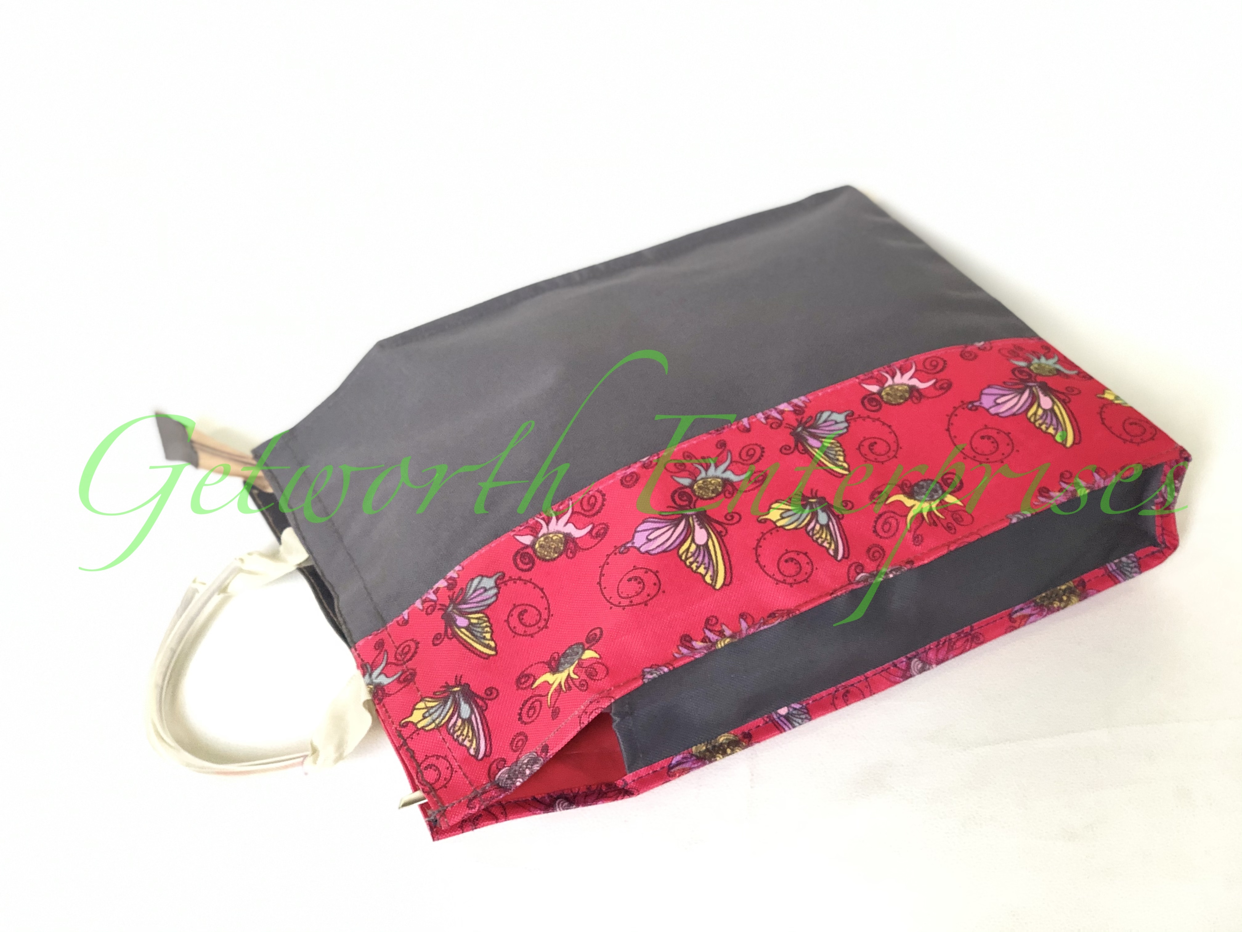 Multi Color Thamboolam Bags - Pvc, 13 X 7 X 4 Inches | Customizable, Elegant Look, Tear Resistant, Printed Design, Zipper Closure