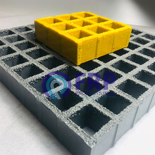 Anti Slip With Square Mesh Frp Molded Grating - Size: Different Sizes Available